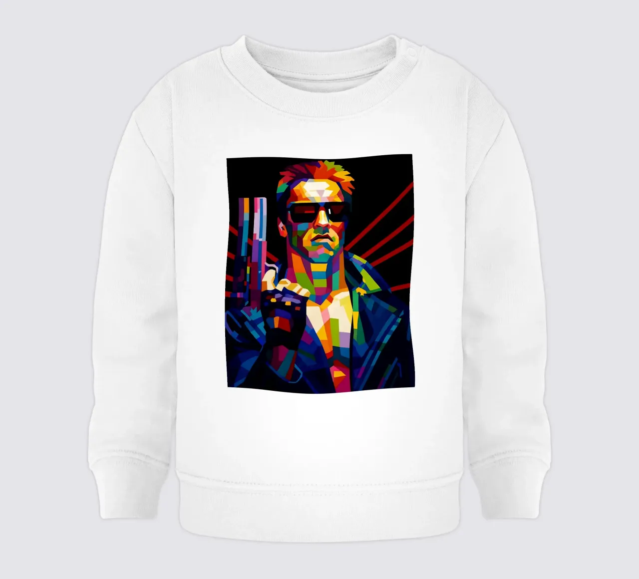 Terminator Arnold Schwarzenegger wpap sudadera de bebé de BONANZA