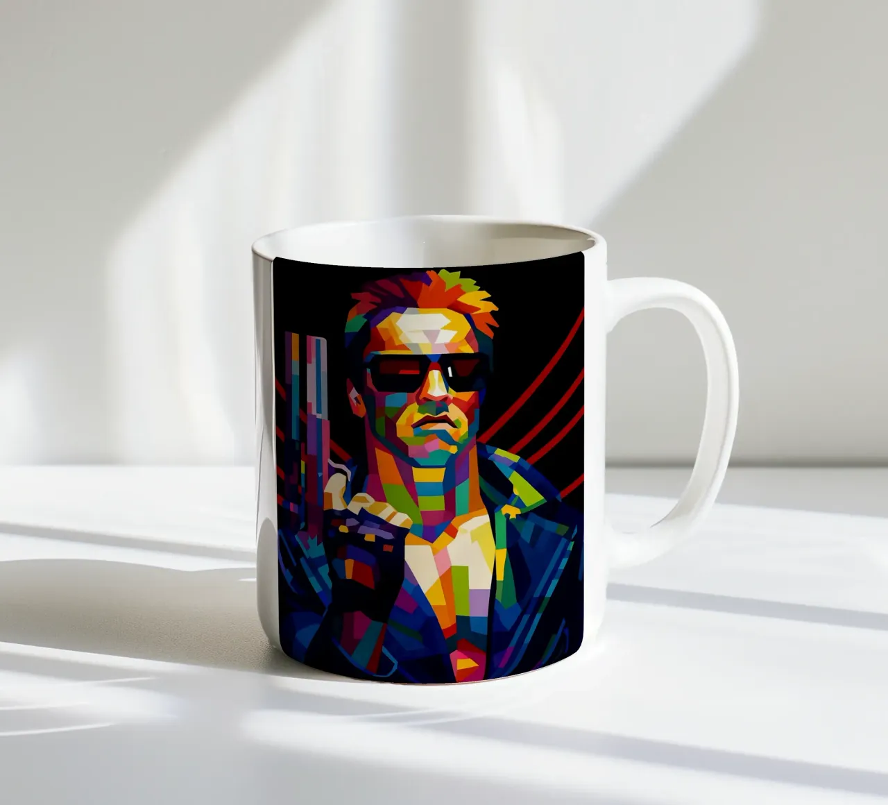 Terminator Arnold Schwarzenegger wpap tazza in ceramica da BONANZA