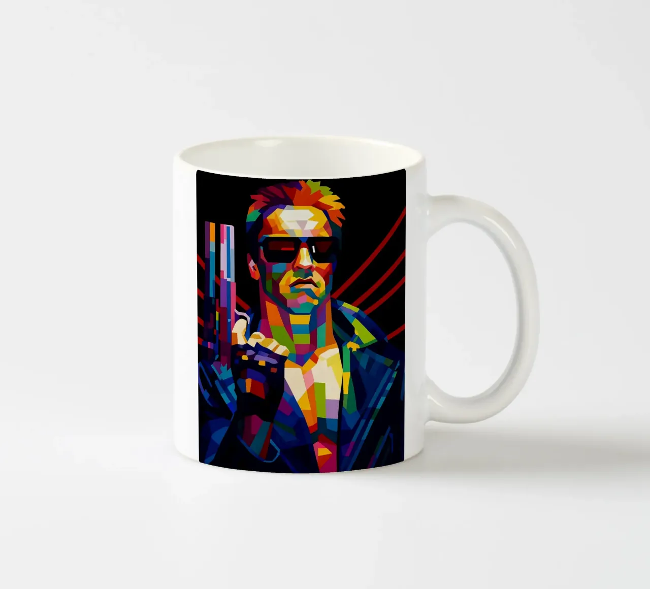 Terminator Arnold Schwarzenegger wpap tazza in ceramica da BONANZA