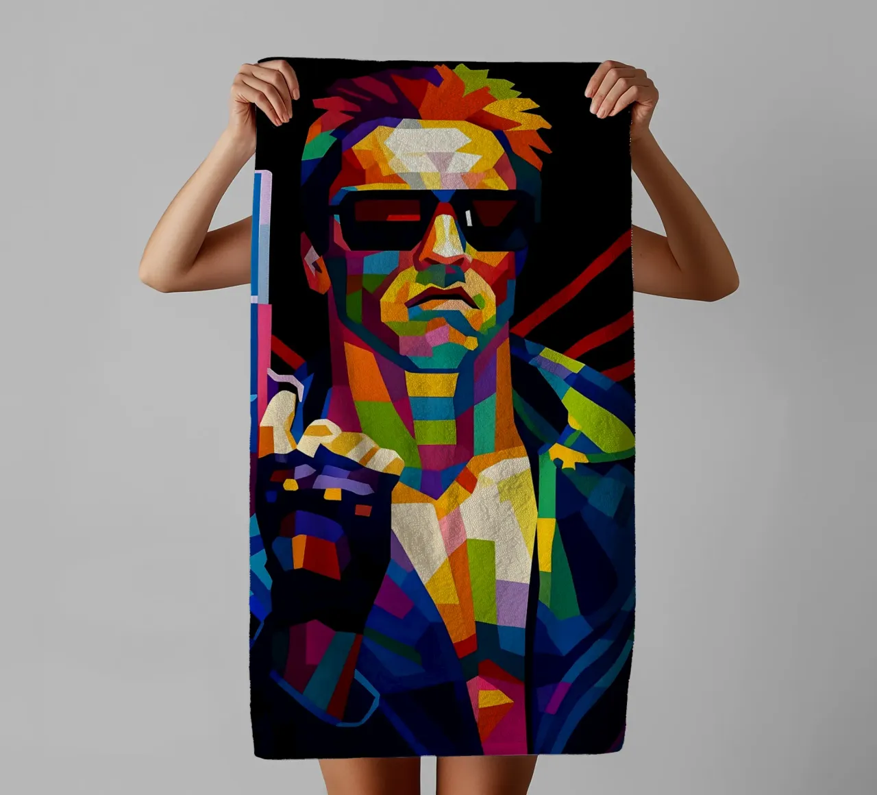 Terminator Arnold Schwarzenegger wpap asciugamano da bagno da BONANZA