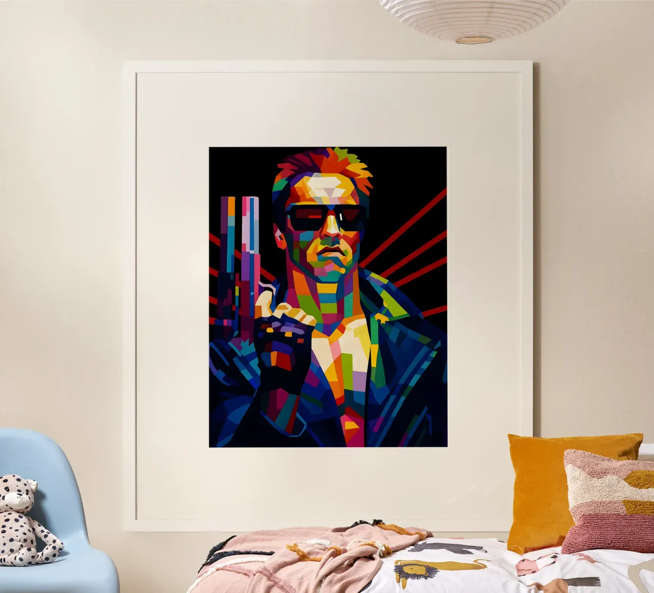 Terminator Arnold Schwarzenegger wpap carta hahnemühle da BONANZA