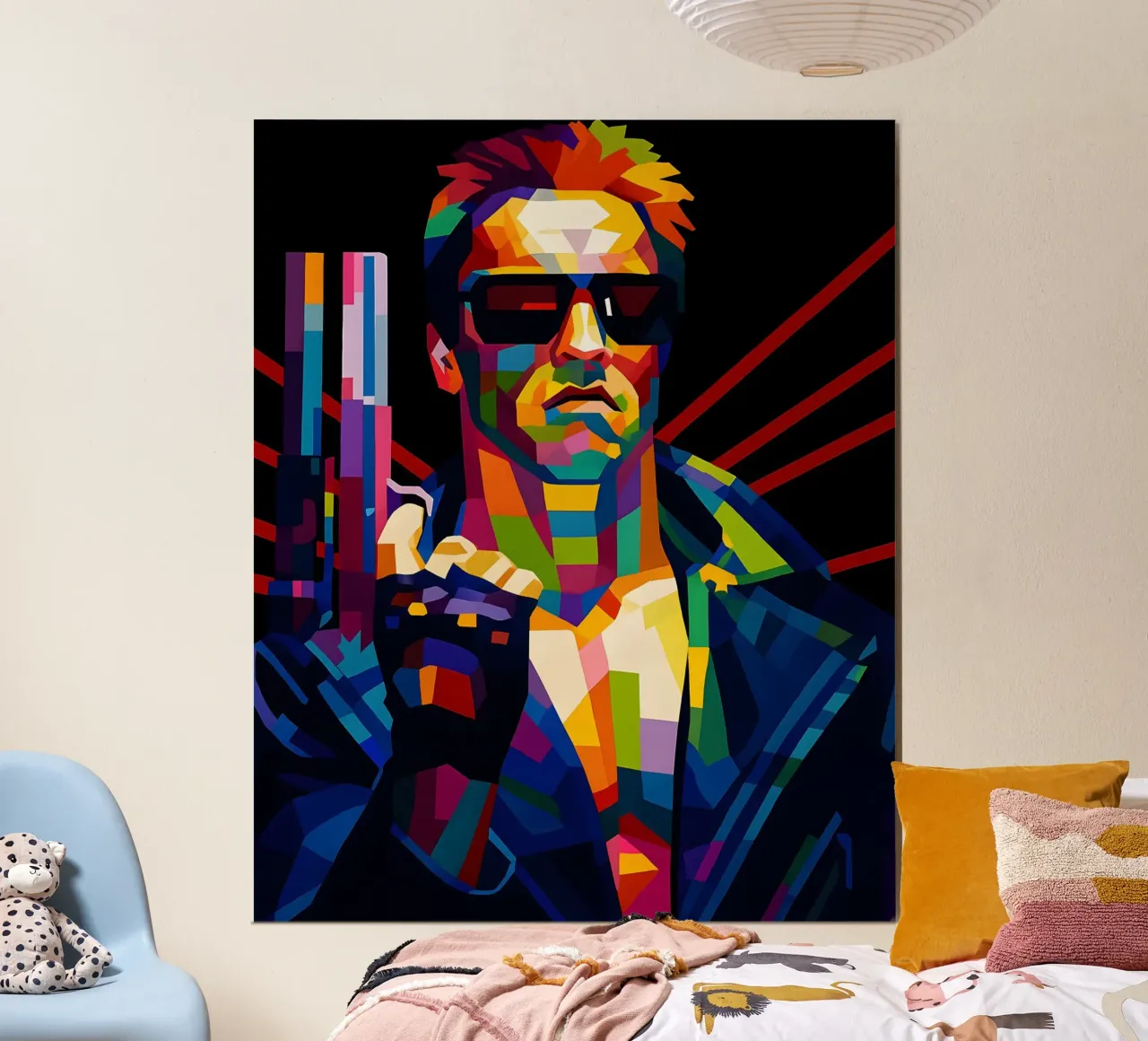 Terminator Arnold Schwarzenegger wpap carta hahnemühle da BONANZA
