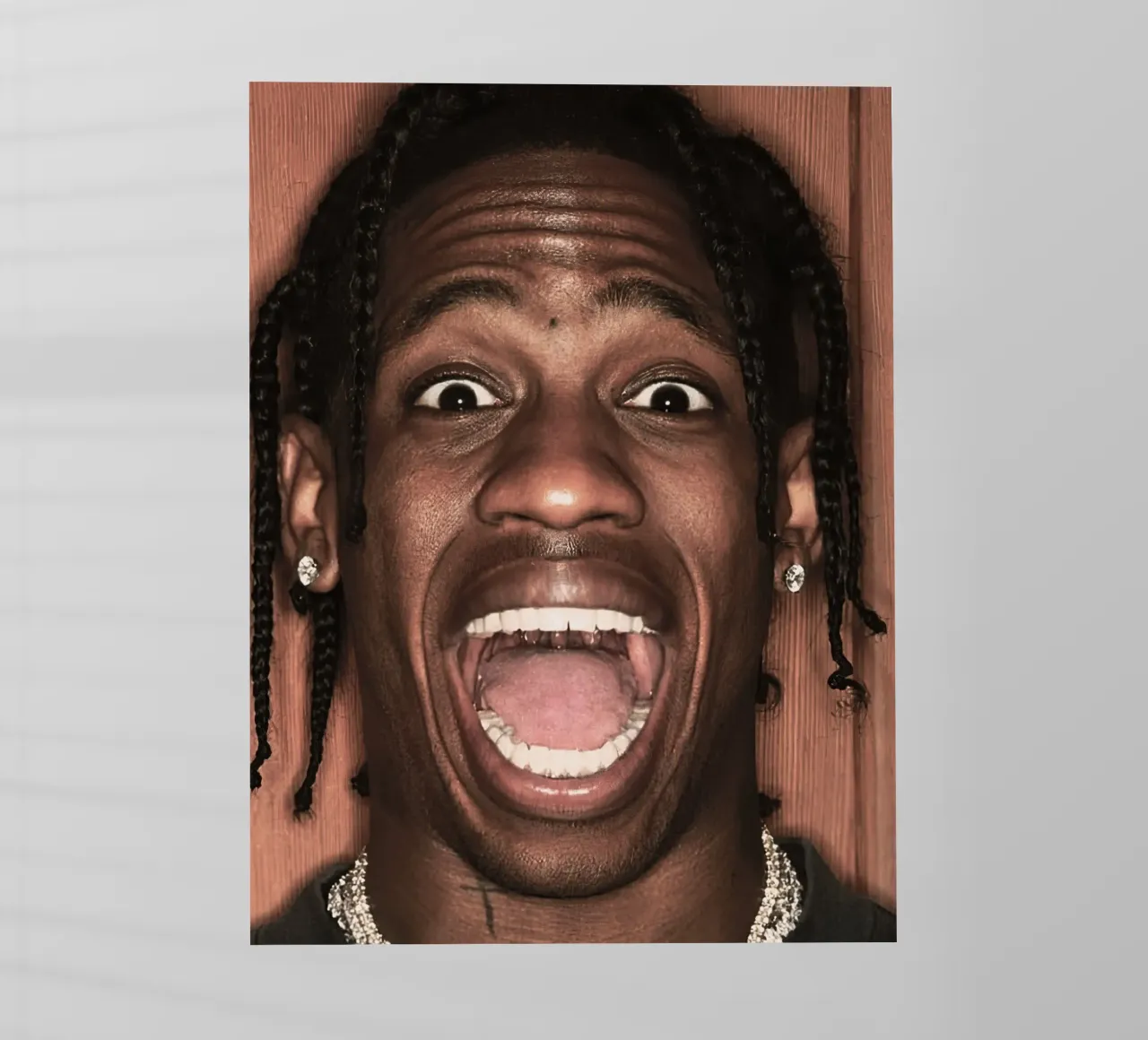 Travis Scott pellicola backlit da Musadad Shop