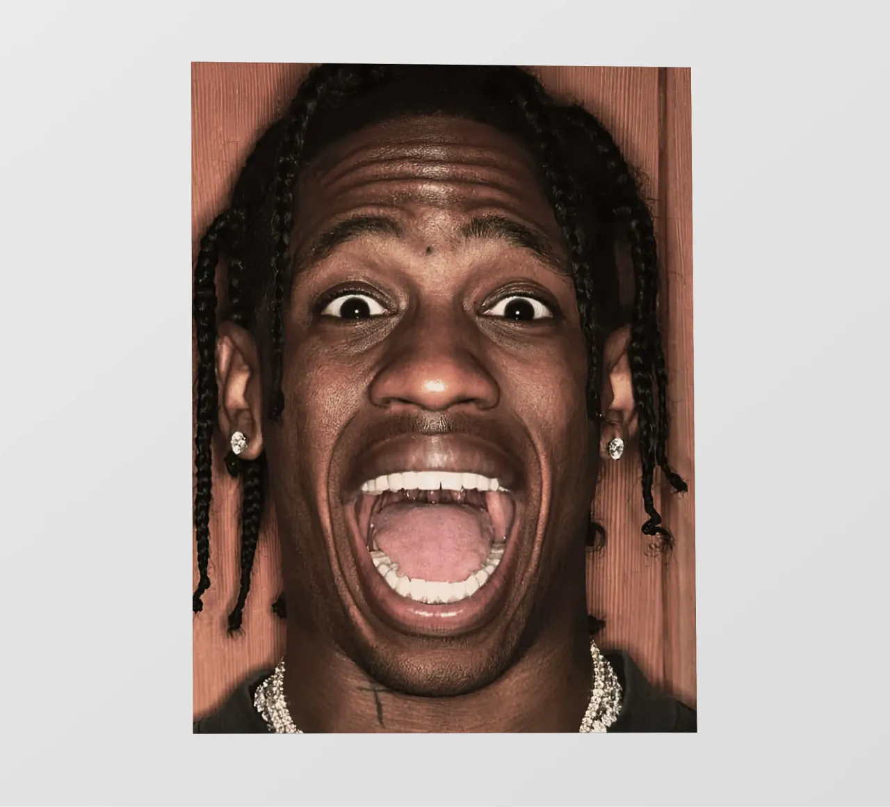 Travis Scott pellicola backlit da Musadad Shop