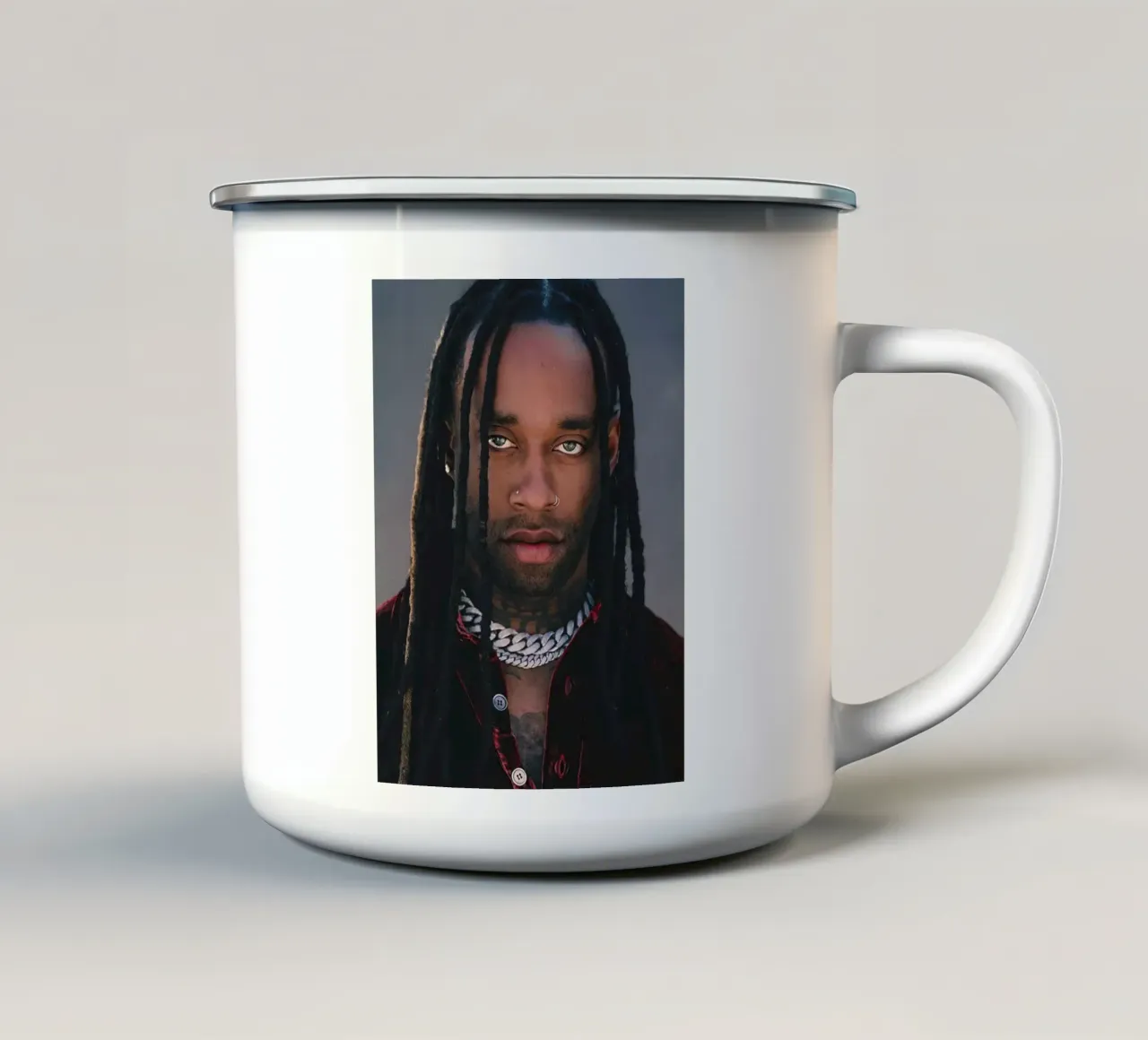 Ty Dolla Sign tazza in smalto da Musadad Shop