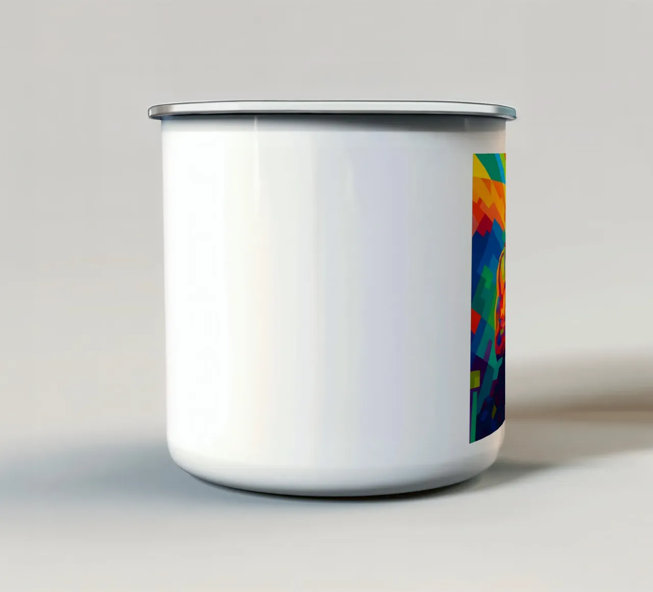 Rambo Sylvester Stallone tazza in smalto da BONANZA