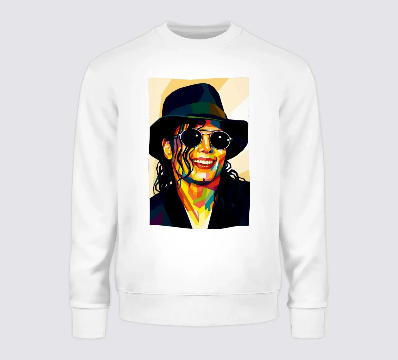 Michael Jackson smile wpap art felpa da BONANZA