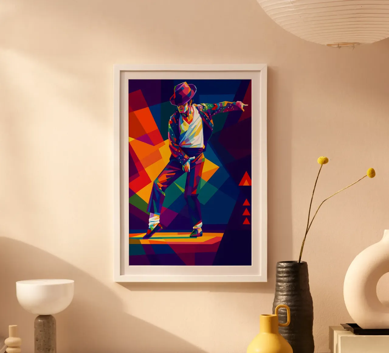 Michael Jackson danza wpap art poster con telaio in alluminio da BONANZA