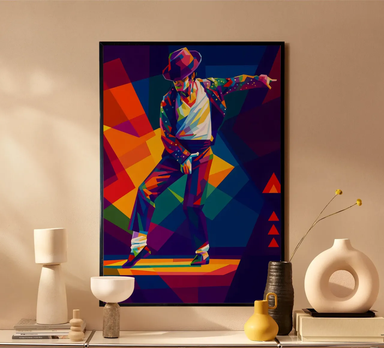 Michael Jackson danza wpap art poster con telaio in alluminio da BONANZA