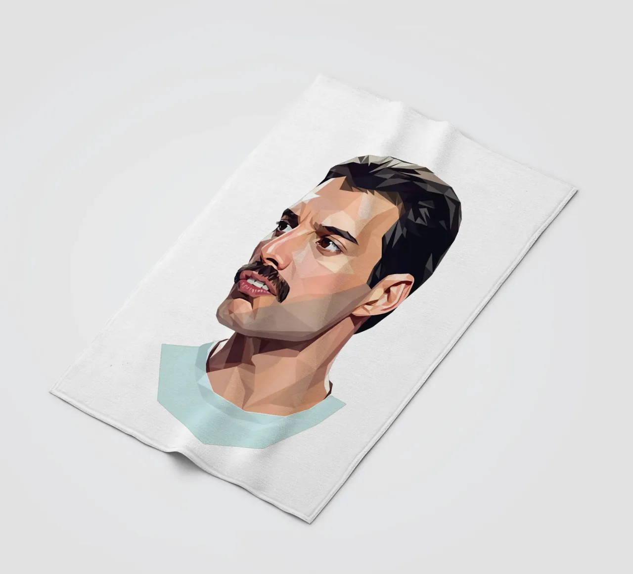 Freddie Mercury Low poly coperta in pile da Low Profile