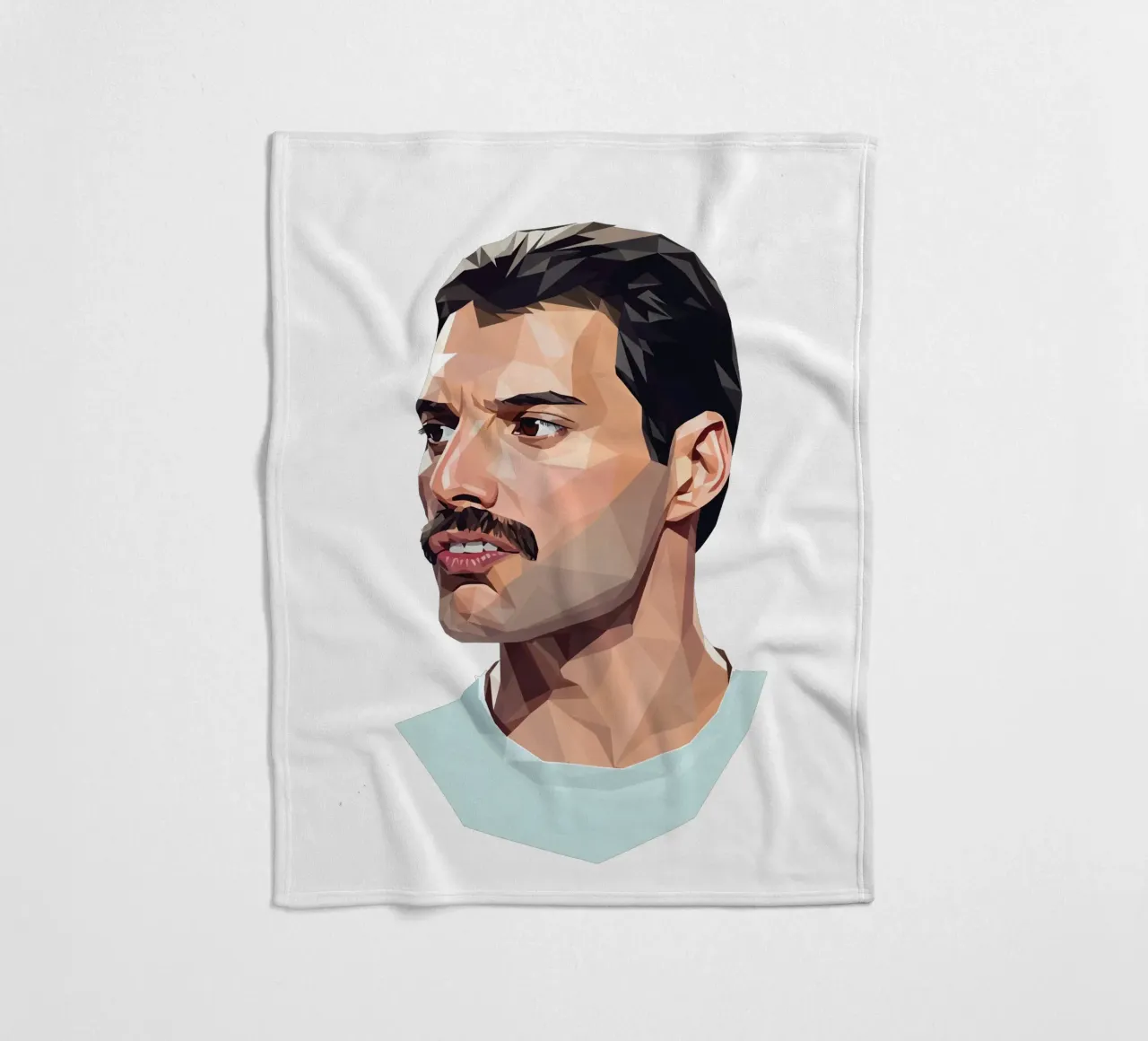 Freddie Mercury Low poly coperta in pile da Low Profile