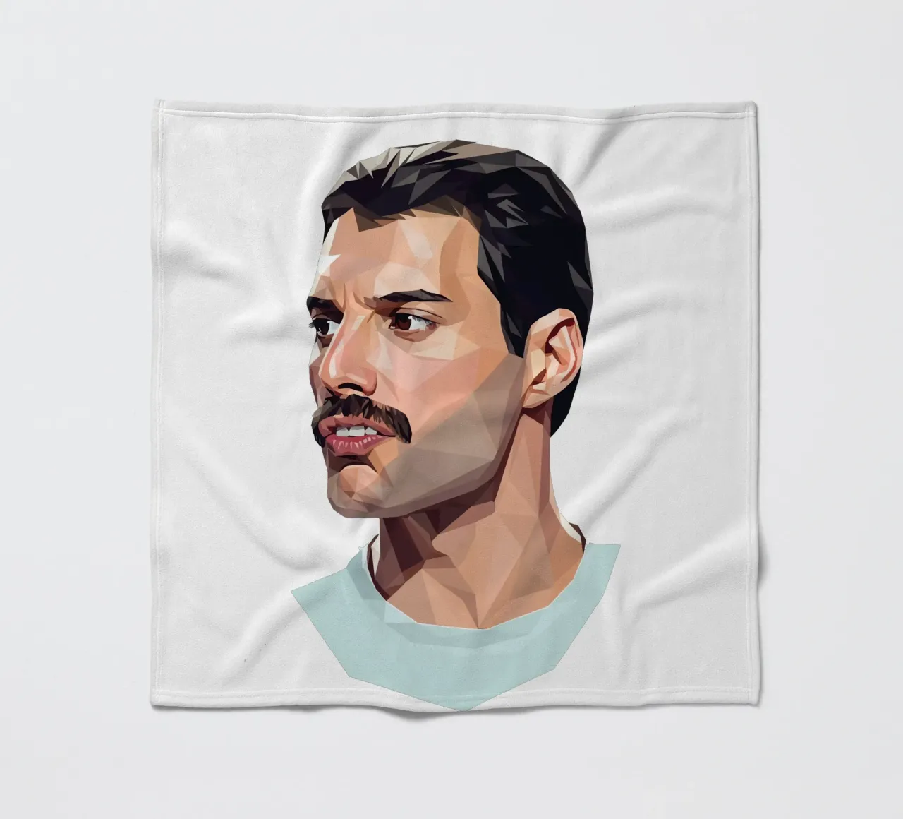 Freddie Mercury Low poly coperta in pile da Low Profile