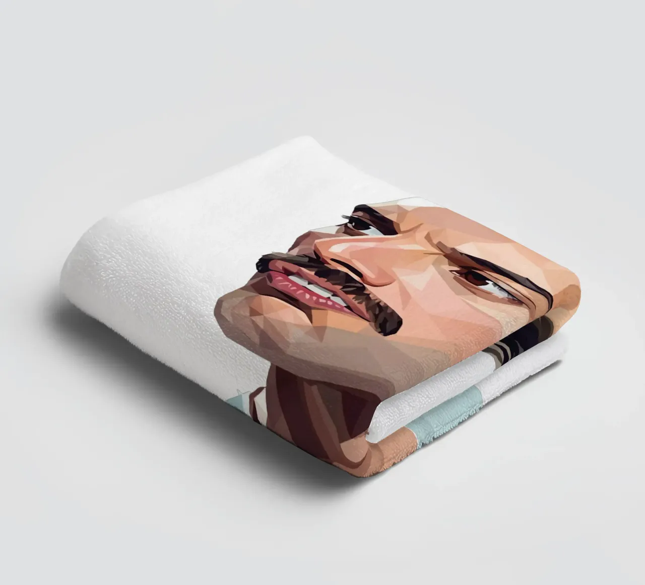 Freddie Mercury Low poly asciugamano da bagno da Low Profile