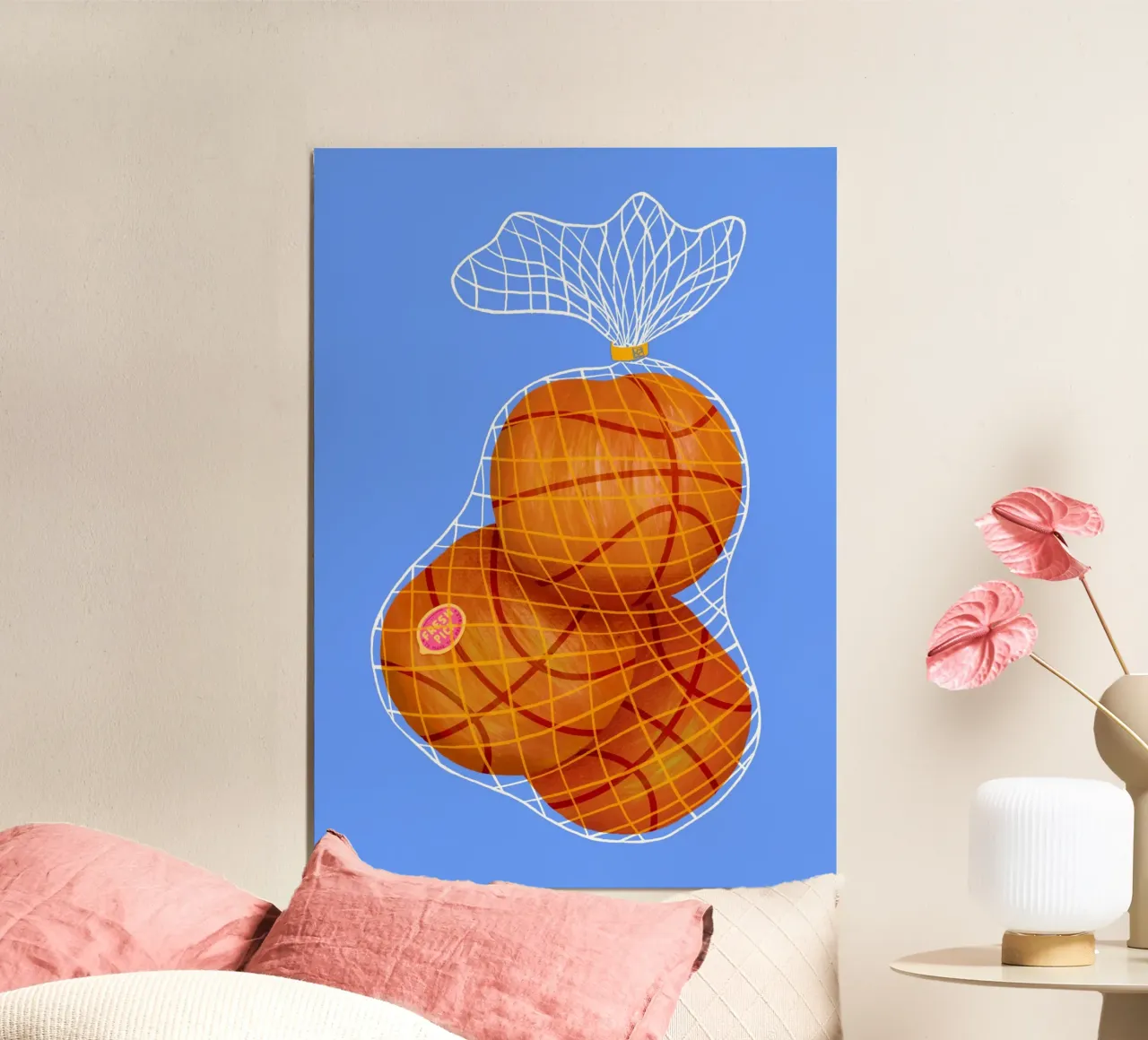Scelta fresca poster con telaio in legno da Laura O'Connor