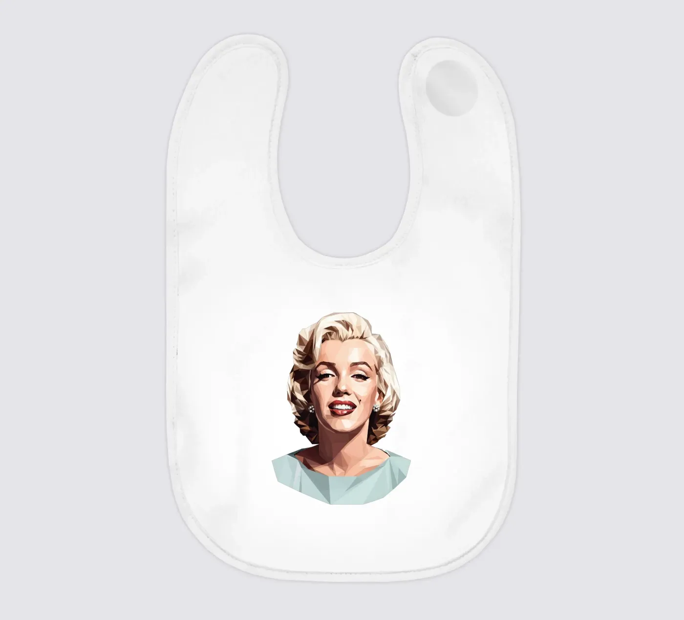 Marilyn Monroe Lowpoly bavaglino da Low Profile