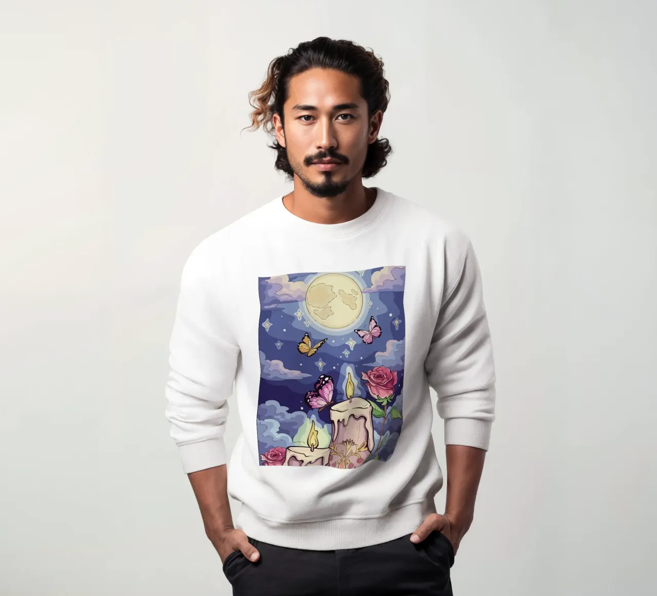 candle under the moon felpa da Dumery Art