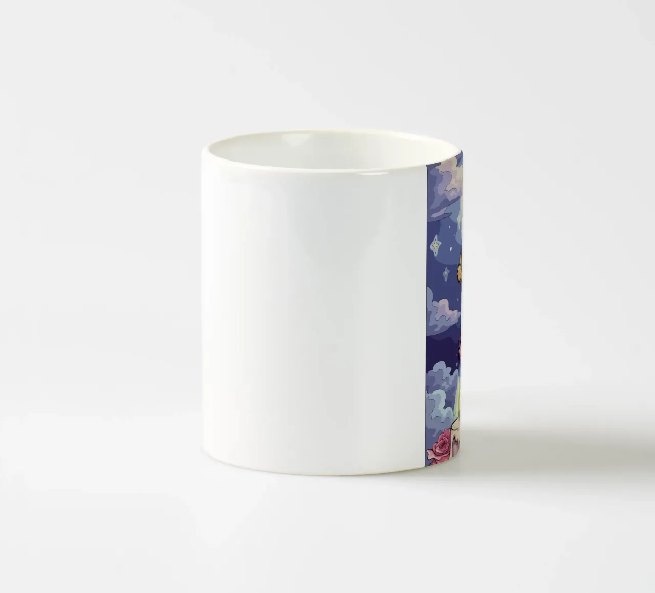 candle under the moon tazza in ceramica da Dumery Art