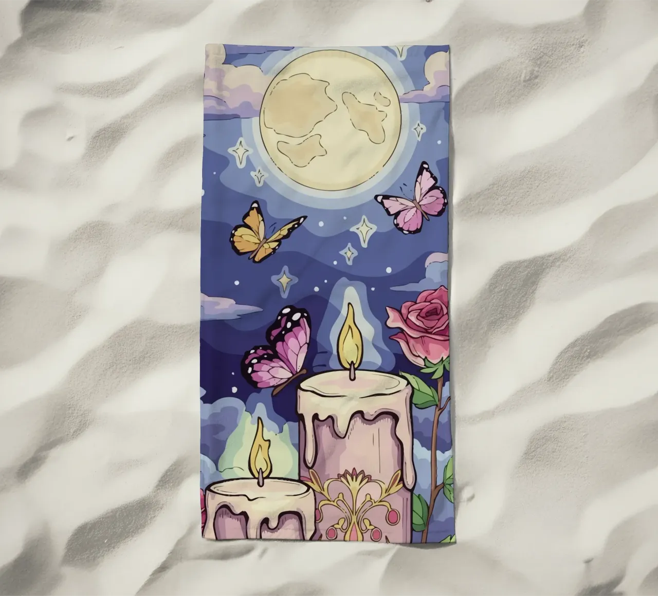 candle under the moon telo mare da Dumery Art