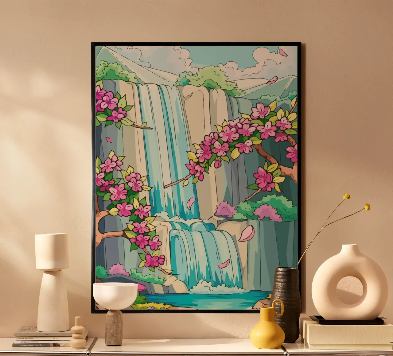 waterfall poster da Dumery Art