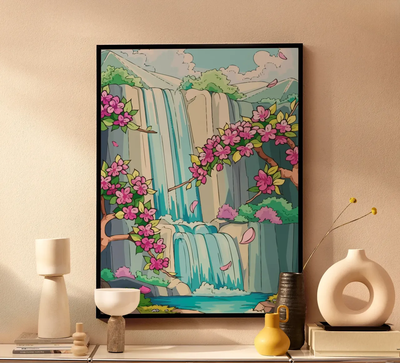 waterfall poster da Dumery Art