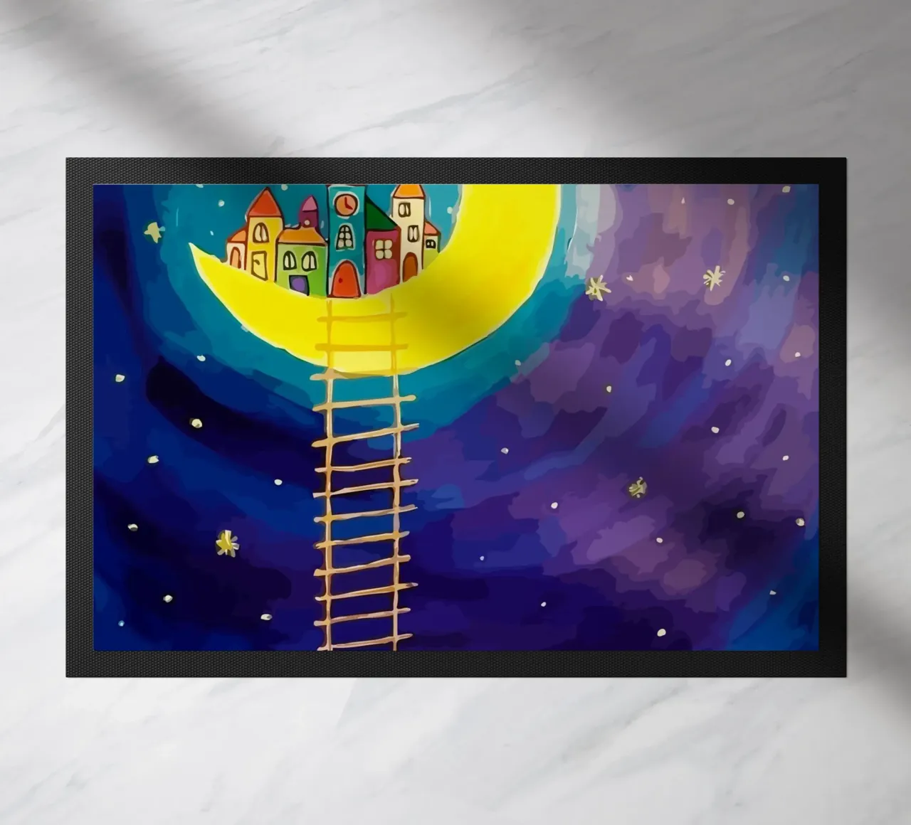 stairs up to the moon zerbino da Dumery Art