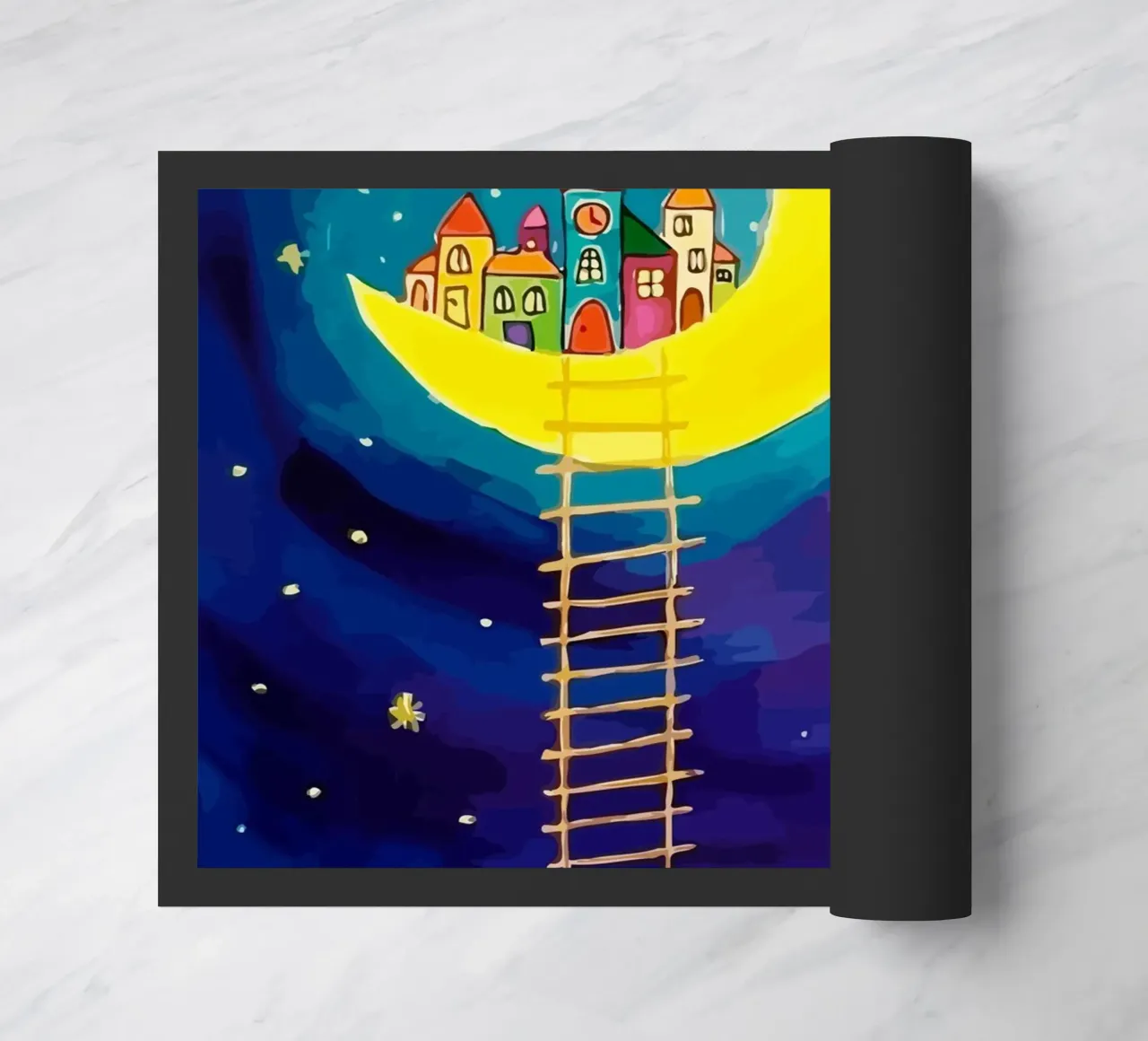 stairs up to the moon zerbino da Dumery Art