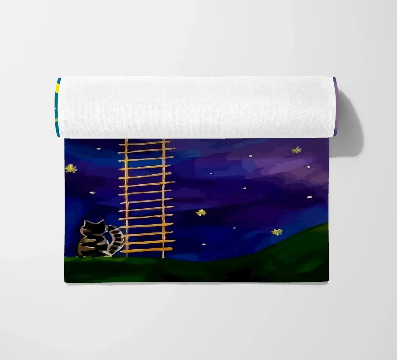 stairs up to the moon telo mare da Dumery Art
