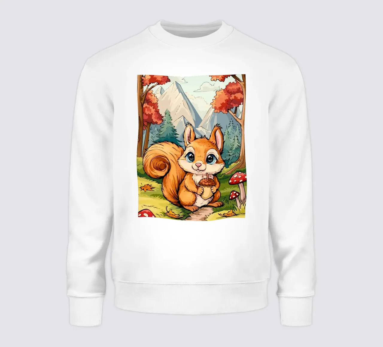 squirrel felpa da Dumery Art