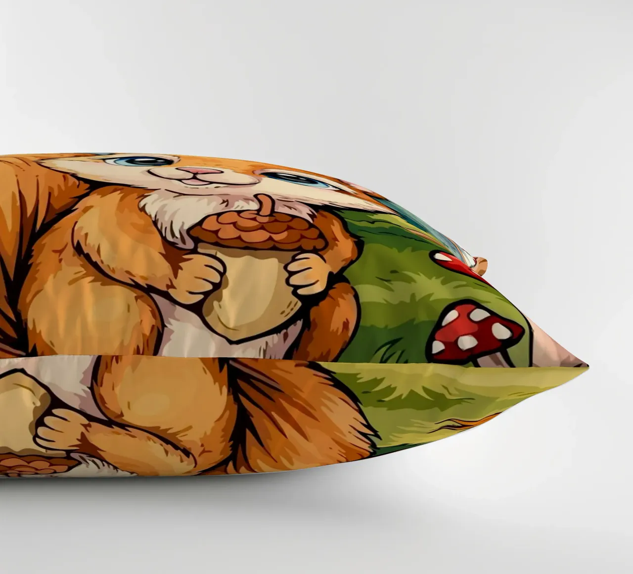 squirrel cuscino da Dumery Art