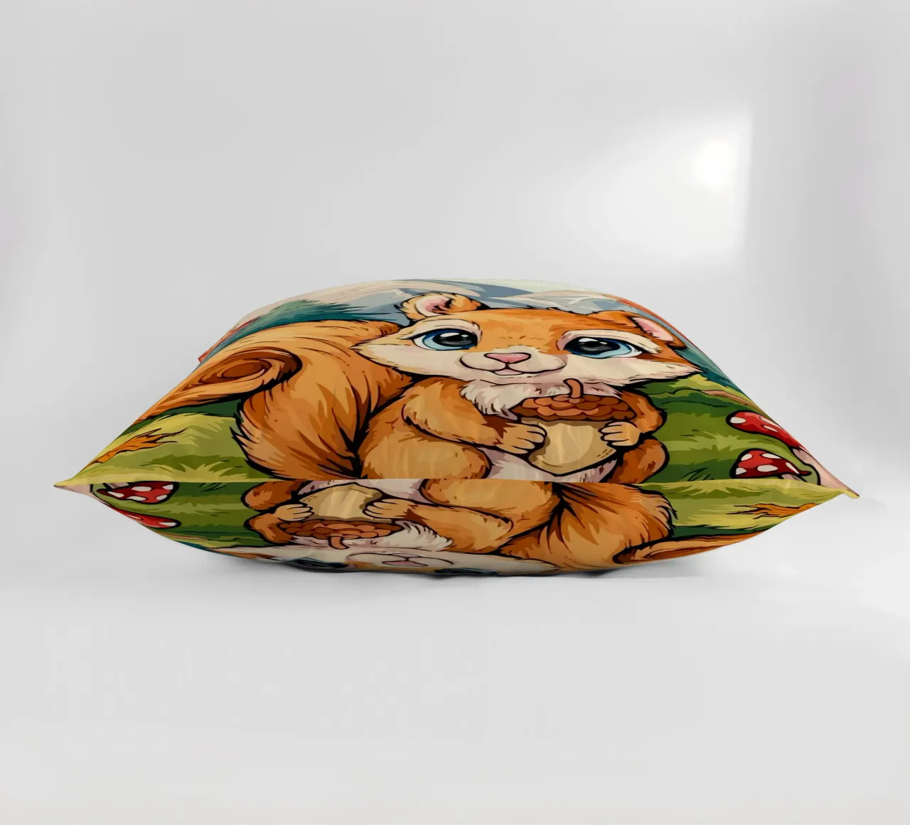 squirrel cuscino da Dumery Art