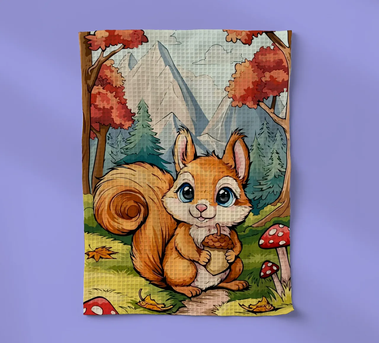 squirrel canovaccio da cucina da Dumery Art