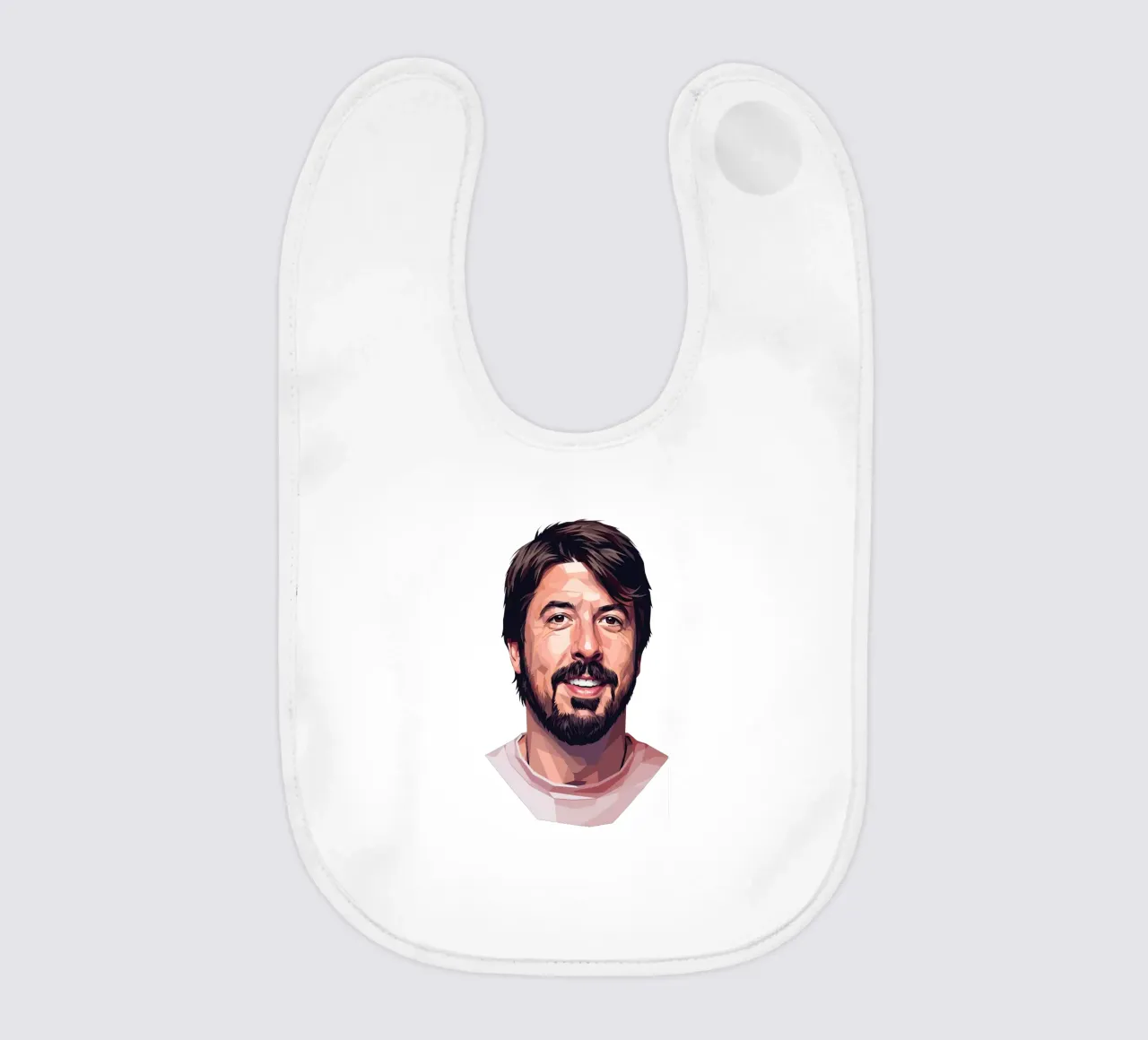 Dave Grohl Low poly bavaglino da Low Profile