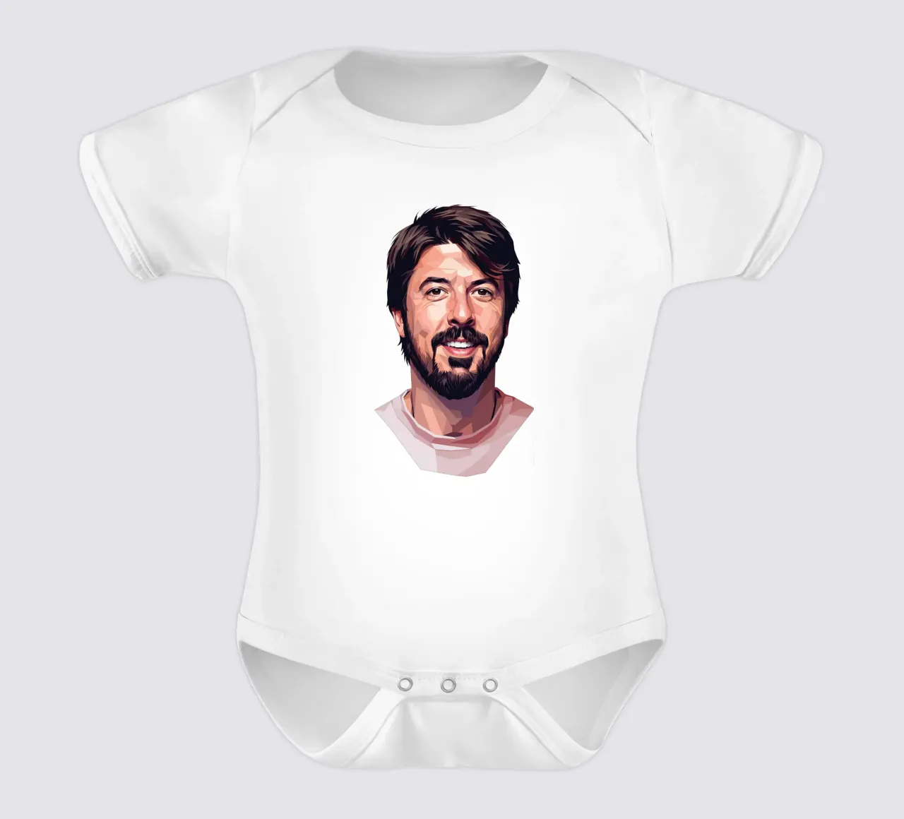 Dave Grohl Low poly body neonato maniche corte da Low Profile