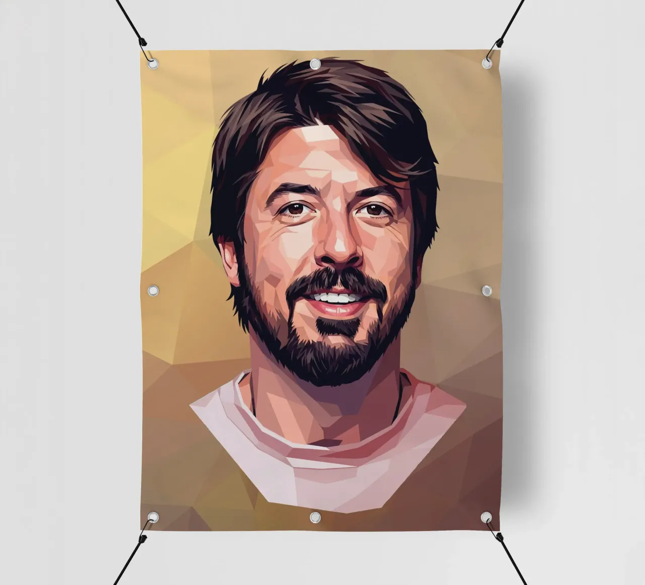 Dave Grohl Low poly telo in pvc da Low Profile