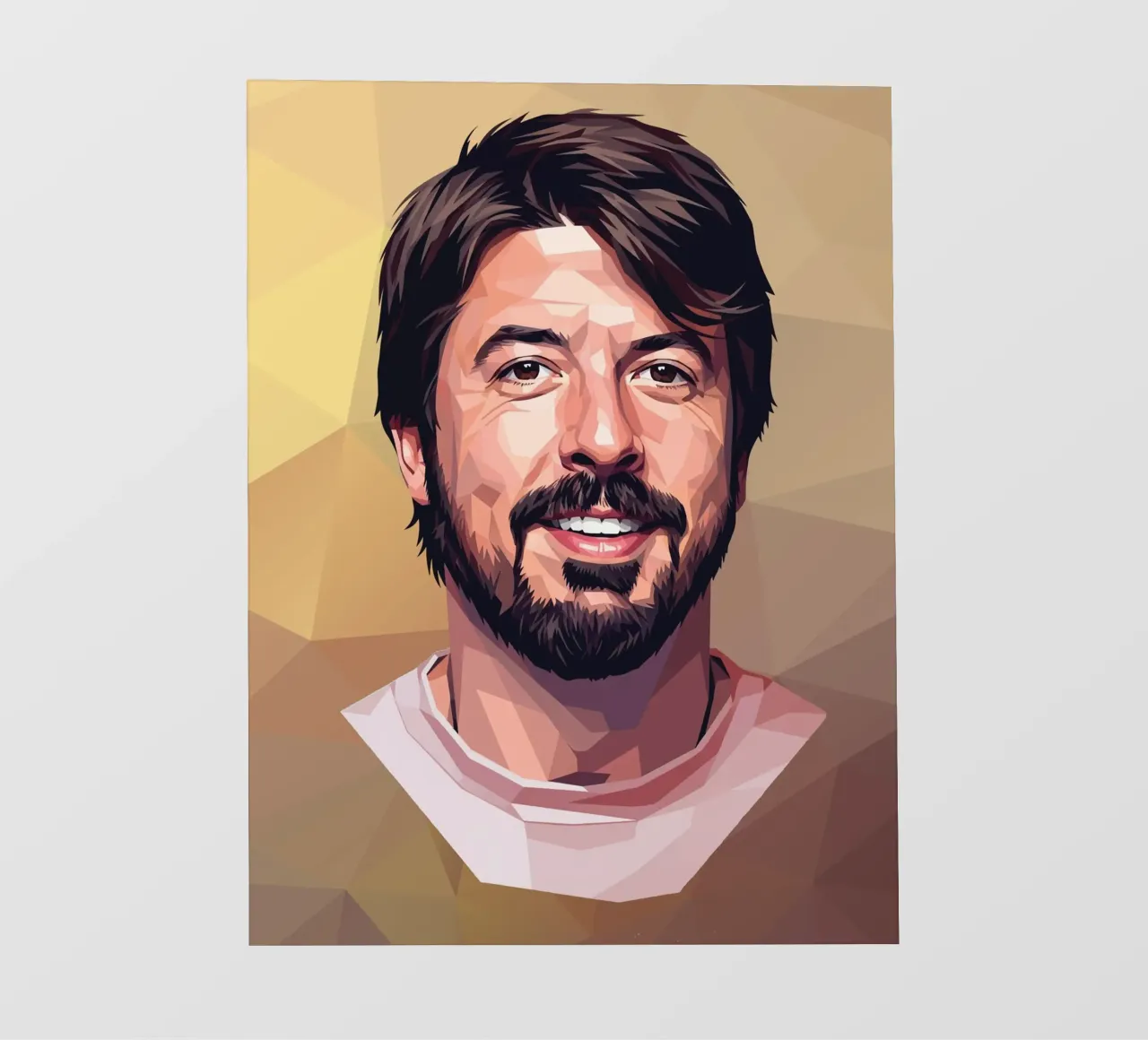 Dave Grohl Low poly telo in pvc da Low Profile