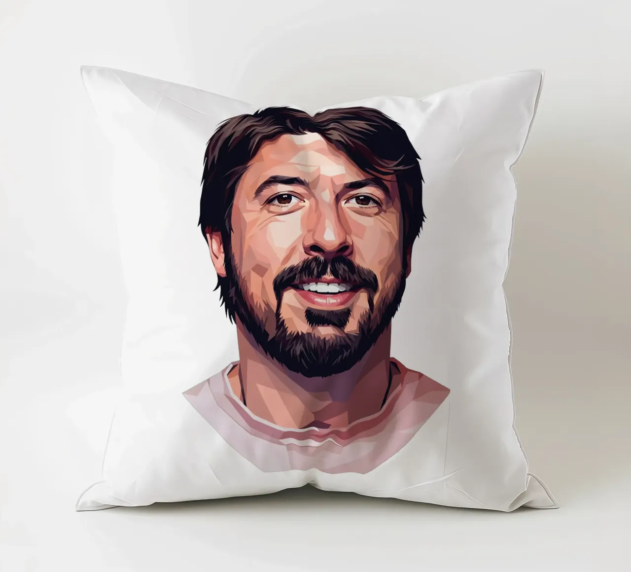 Dave Grohl Low poly cuscino da Low Profile