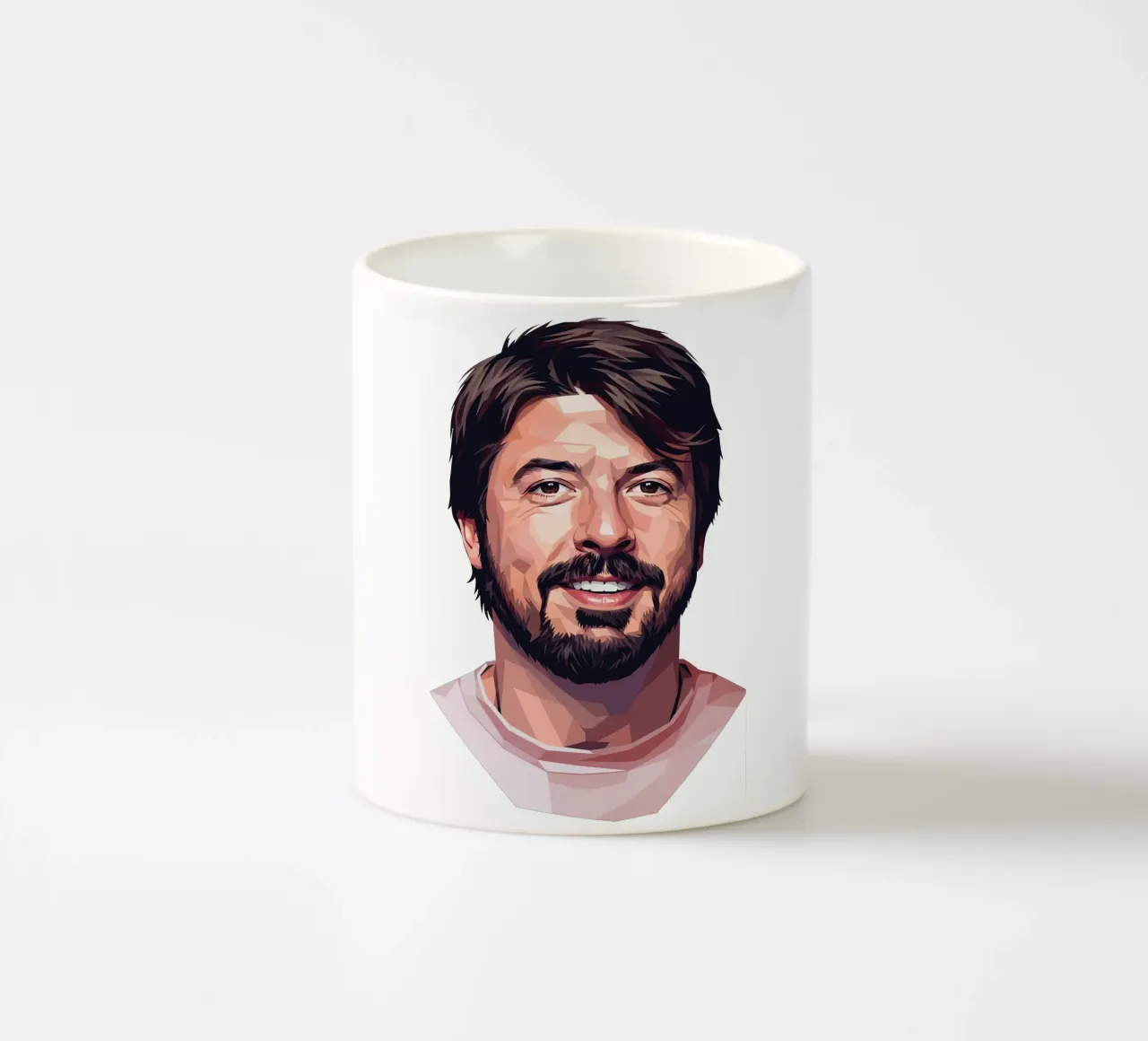 Dave Grohl Low poly tazza in ceramica da Low Profile