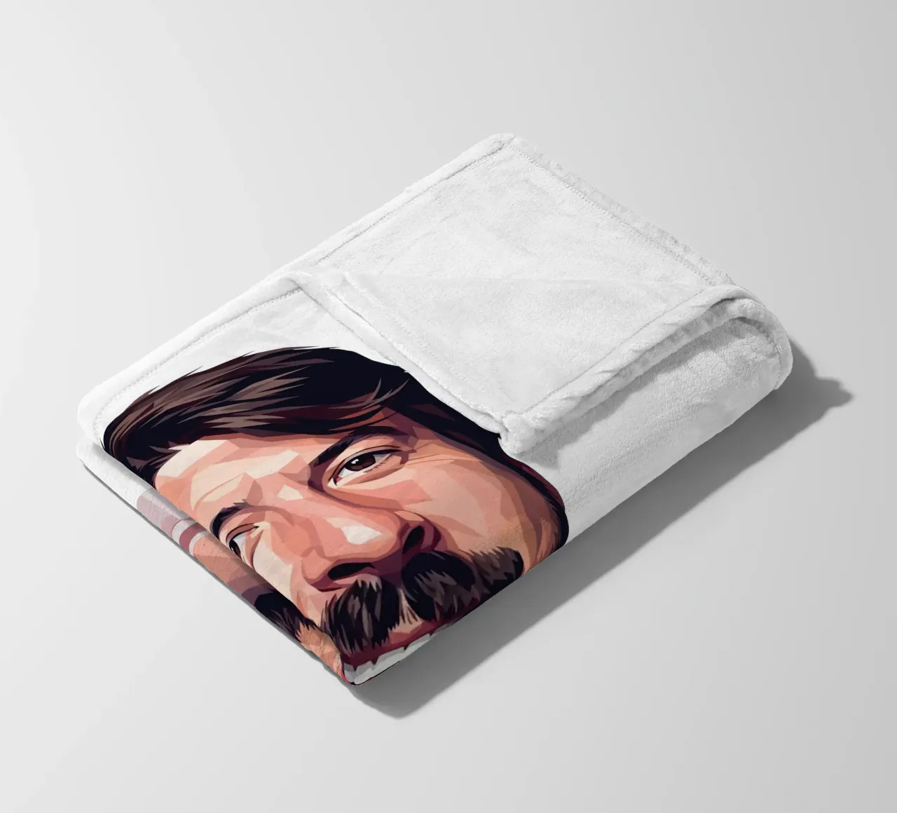 Dave Grohl Low poly coperta in pile da Low Profile