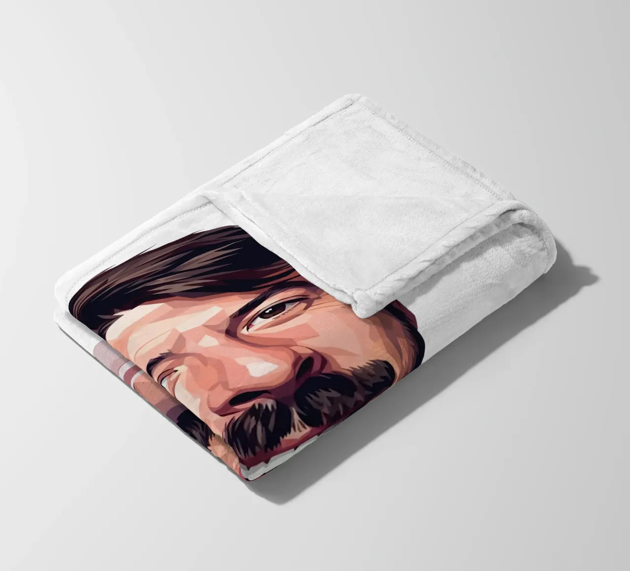 Dave Grohl Low poly coperta in pile da Low Profile