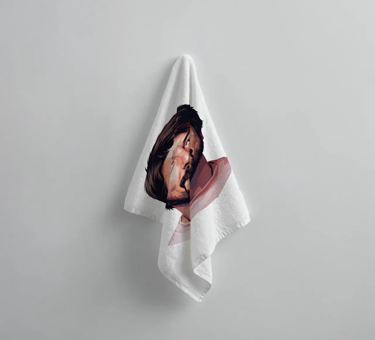 Dave Grohl Low poly asciugamano da bagno da Low Profile