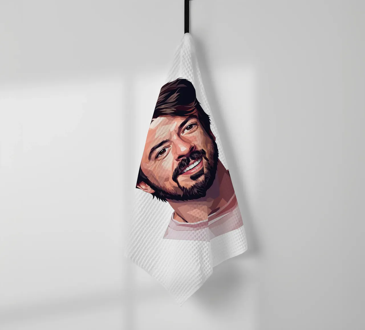 Dave Grohl Low poly canovaccio da cucina da Low Profile