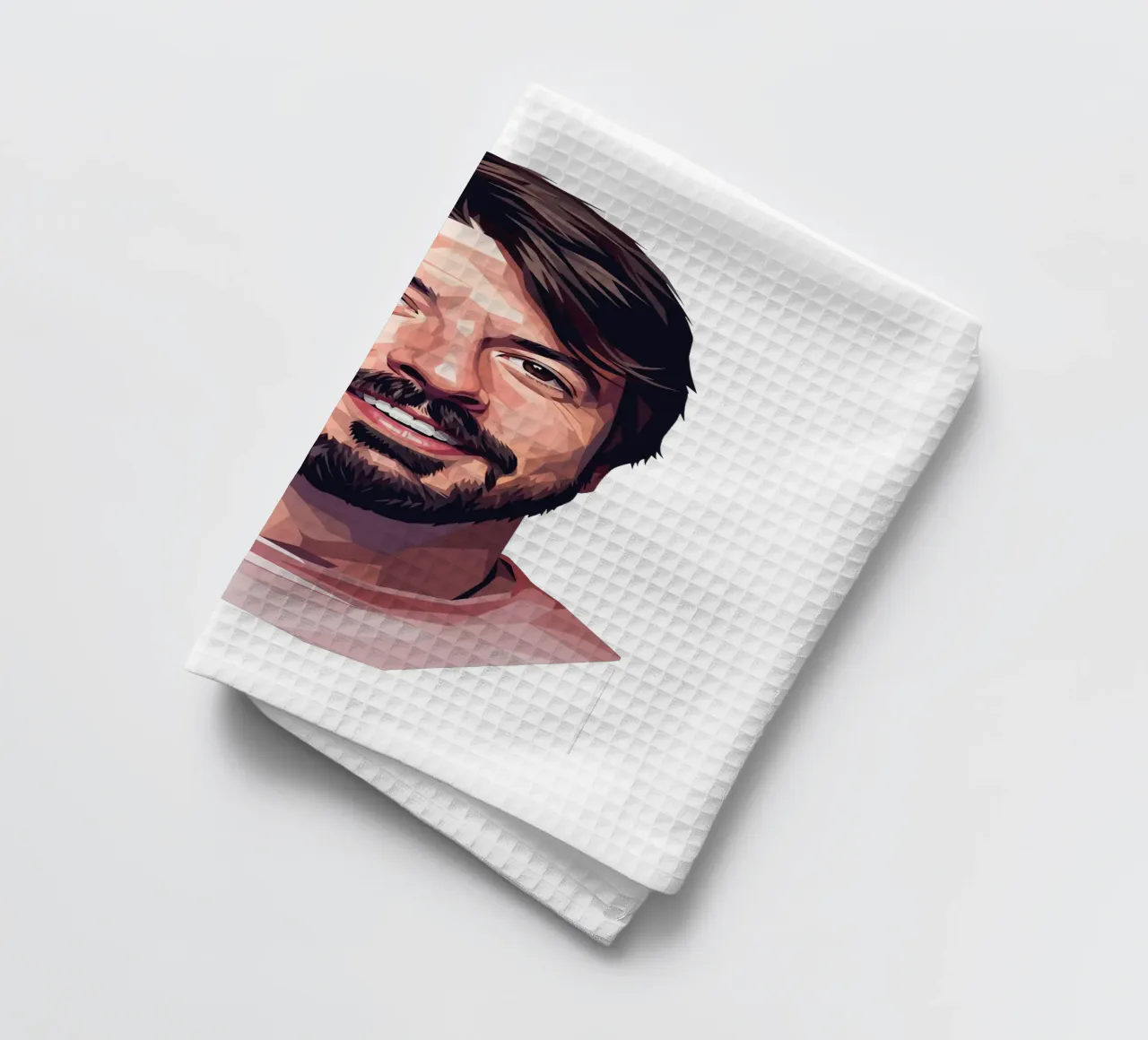 Dave Grohl Low poly canovaccio da cucina da Low Profile