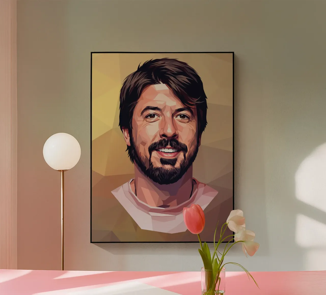 Dave Grohl Low poly plexiglass da Low Profile