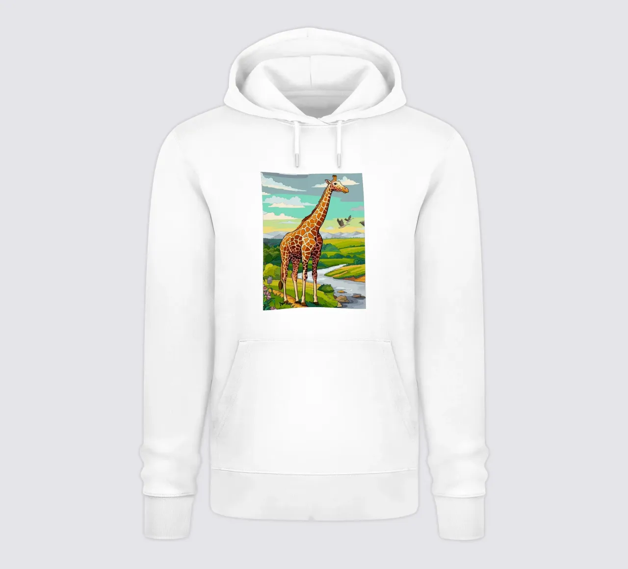 giraffe felpa con cappuccio da Dumery Art