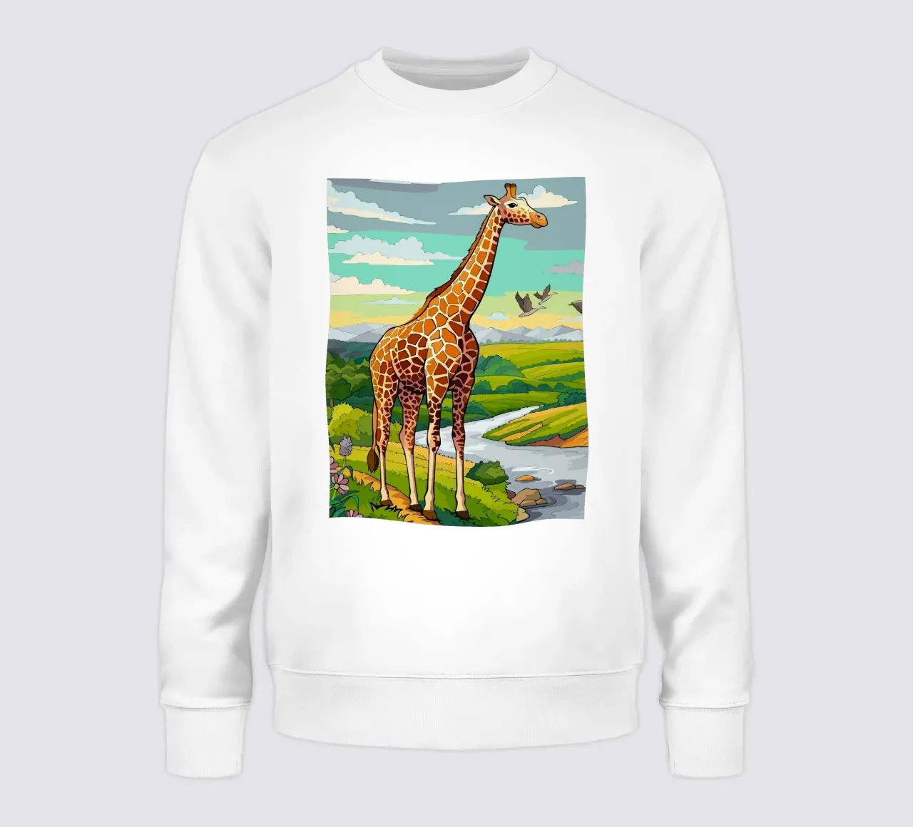 giraffe felpa da Dumery Art