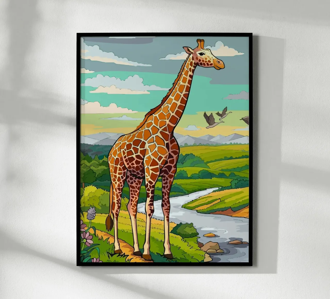 giraffe poster da Dumery Art