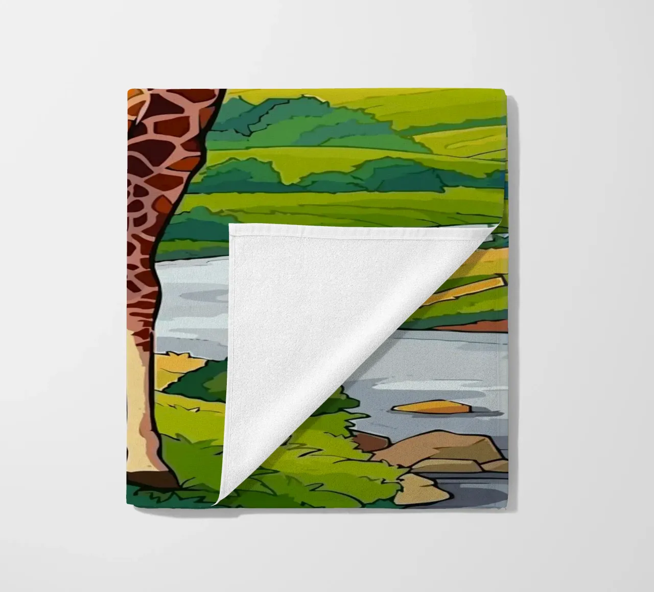 giraffe telo mare da Dumery Art
