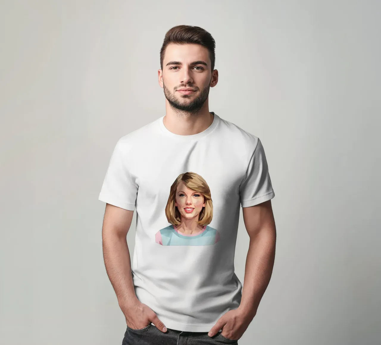 Taylor Swift Lowpoly t-shirt da Low Profile