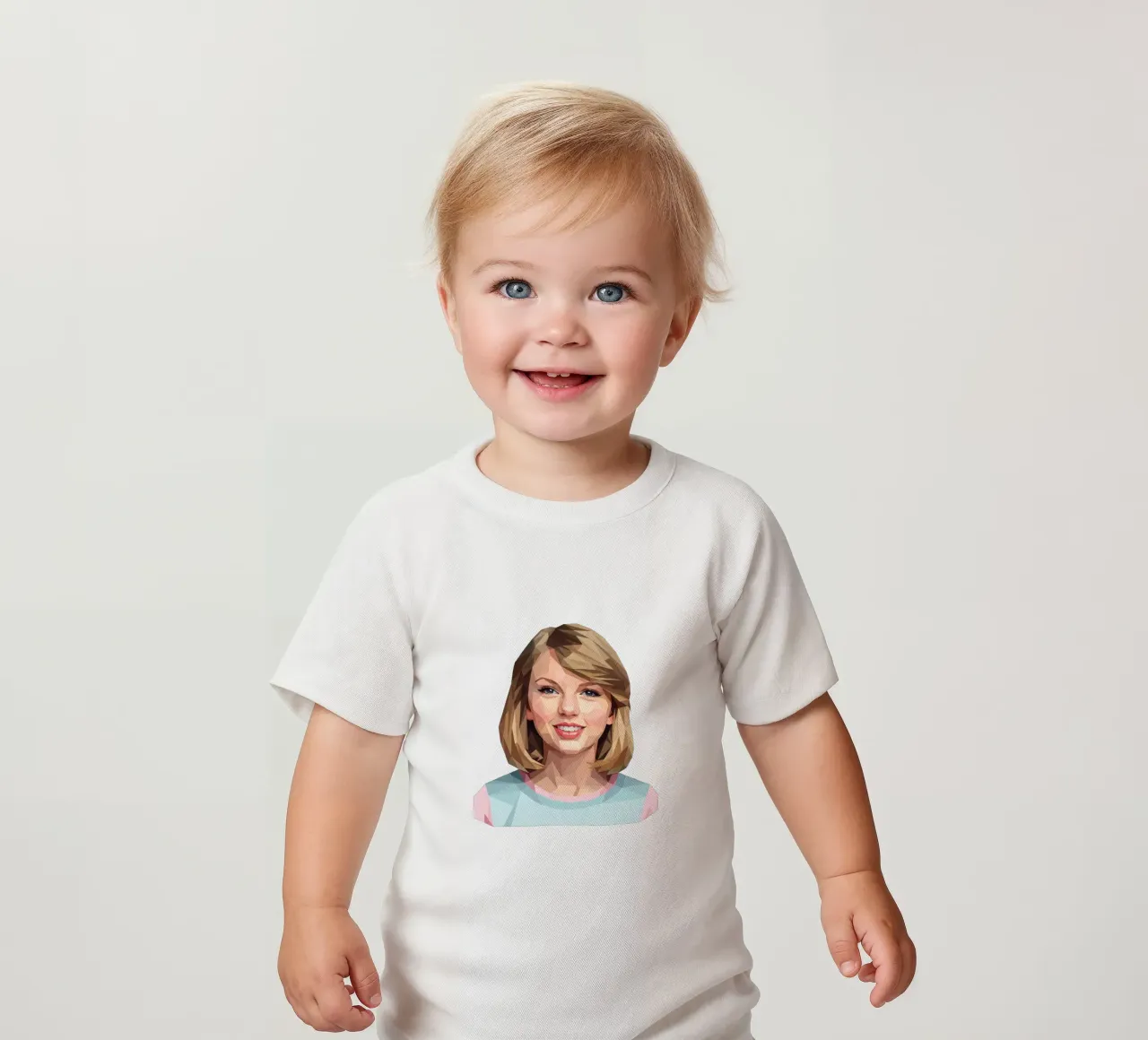 Taylor Swift Lowpoly maglietta neonato da Low Profile