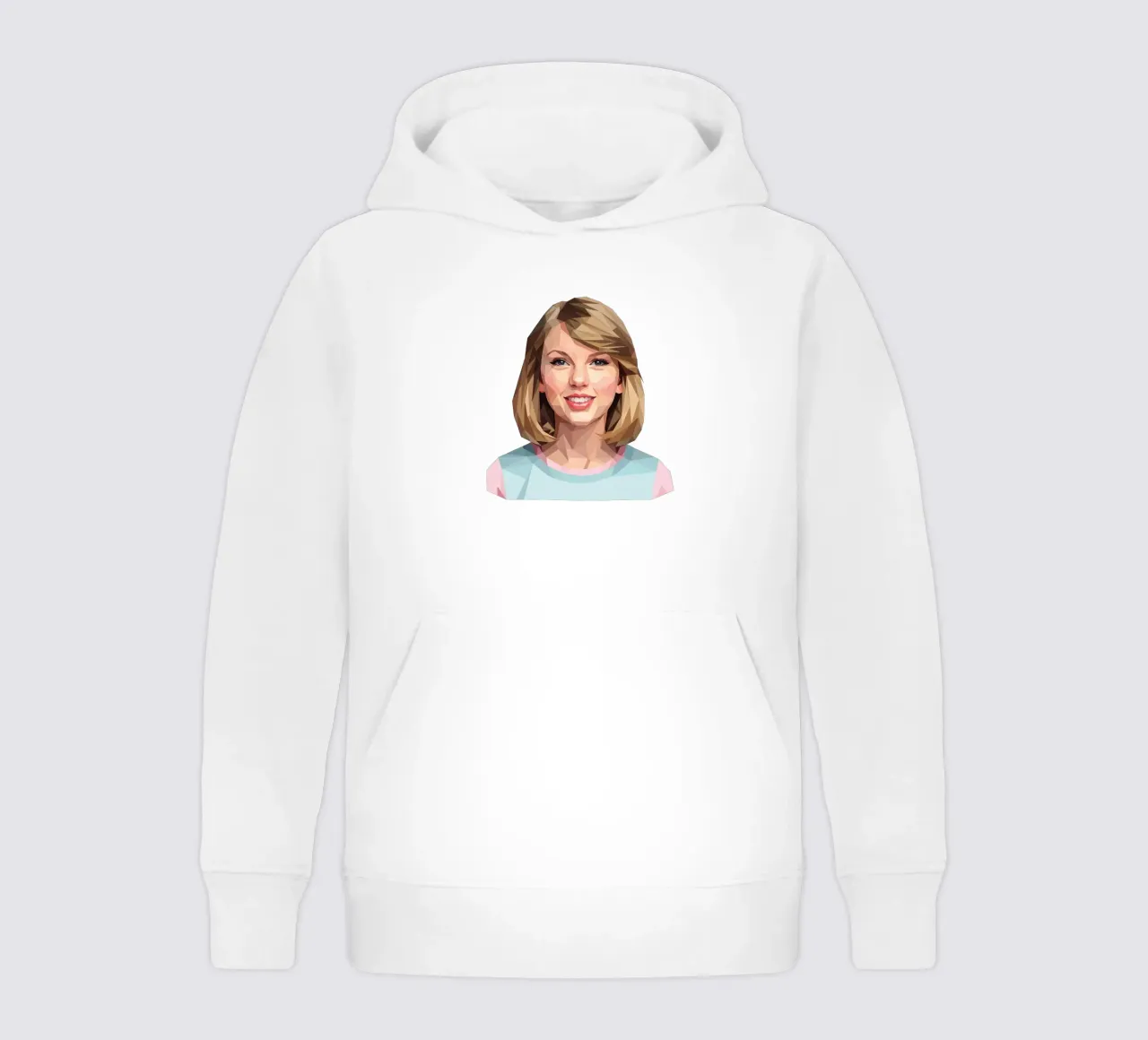 Taylor Swift Lowpoly felpa bambino con cappuccio da Low Profile
